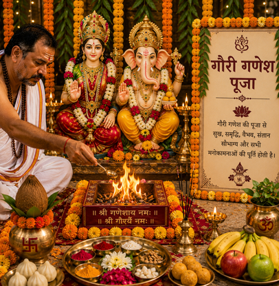 Gauri Ganesh Puja